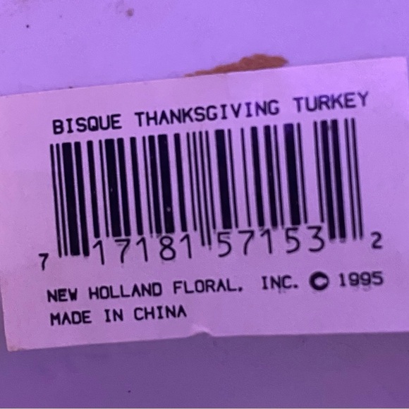 Festive Turkey Ceramic Holiday Decor - Picture 7 of 8